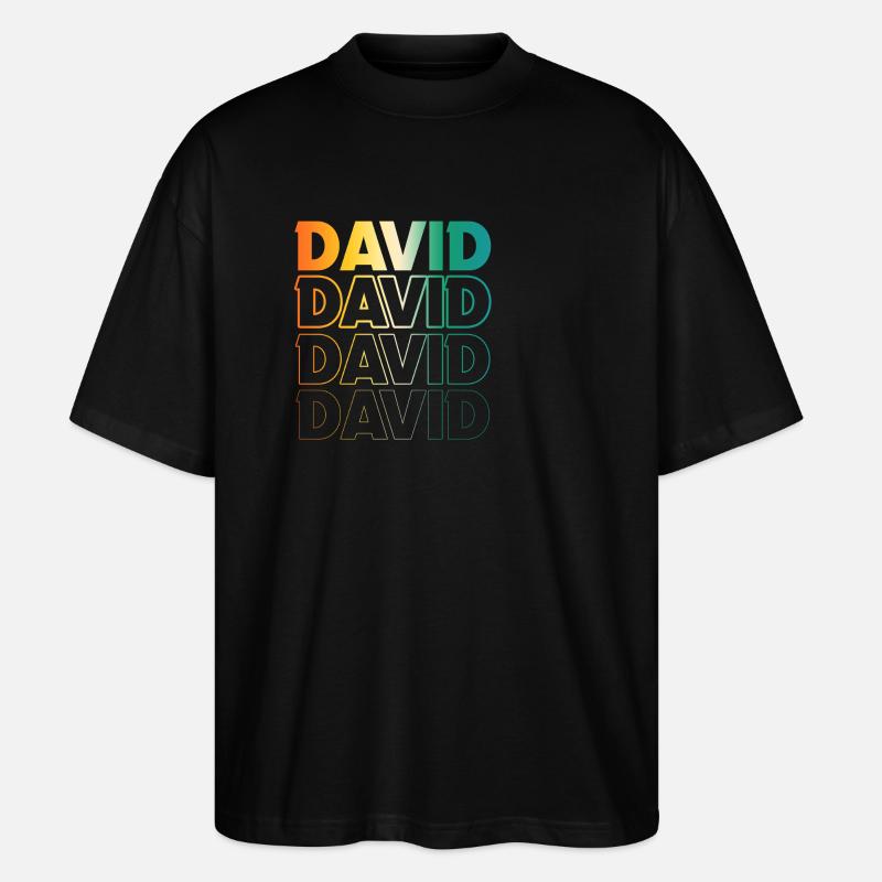 David - Stanley/Stella Oversized Unisex Bio T-Shirt Blaster 2.0 - Schwarz