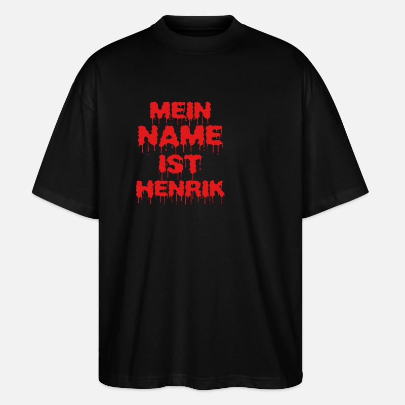 Henrik - Stanley/Stella Oversized Unisex Bio T-Shirt Blaster 2.0 - Schwarz