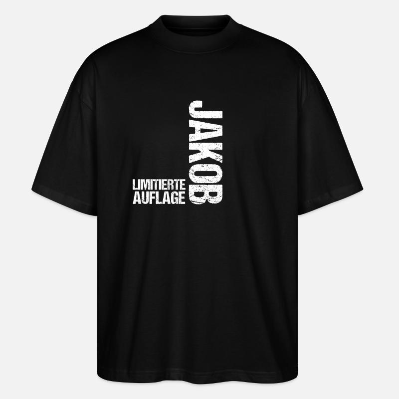Jacob - T-shirt bio Blaster 2.0 coupe oversize Stanley/Stella Unisexe - noir