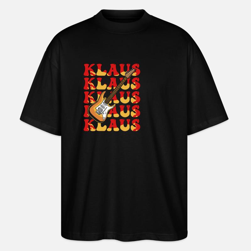Klaus - Stanley/Stella Oversized Unisex Bio T-Shirt Blaster 2.0 - Schwarz