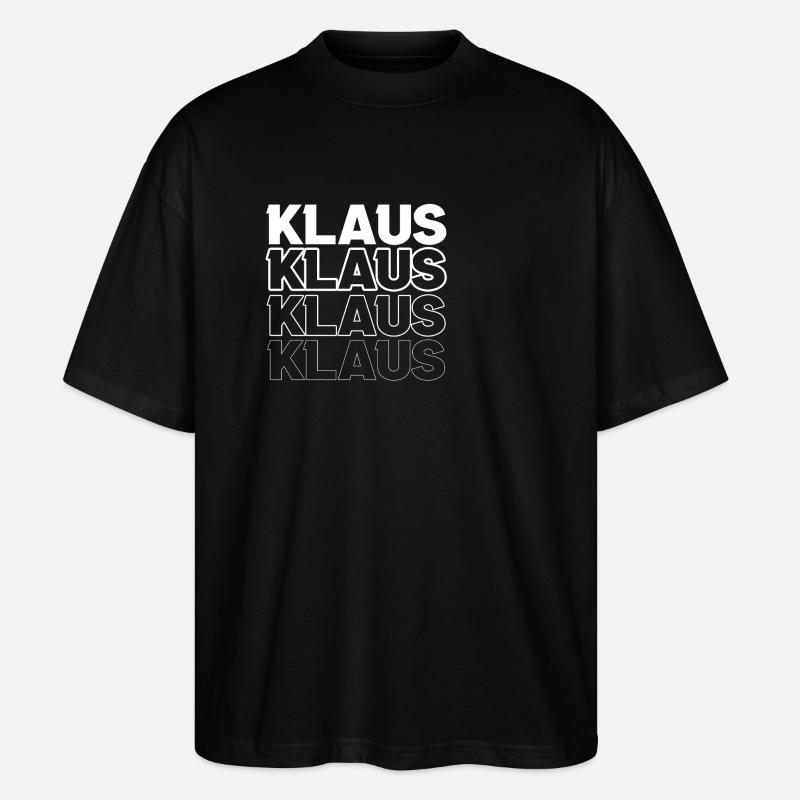 Klaus - T-shirt bio Blaster 2.0 coupe oversize Stanley/Stella Unisexe - noir
