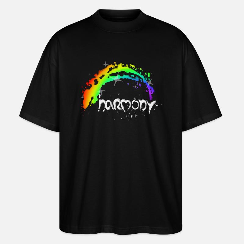 Harmony - Stanley/Stella Oversized Unisex Bio T-Shirt Blaster 2.0 - Schwarz