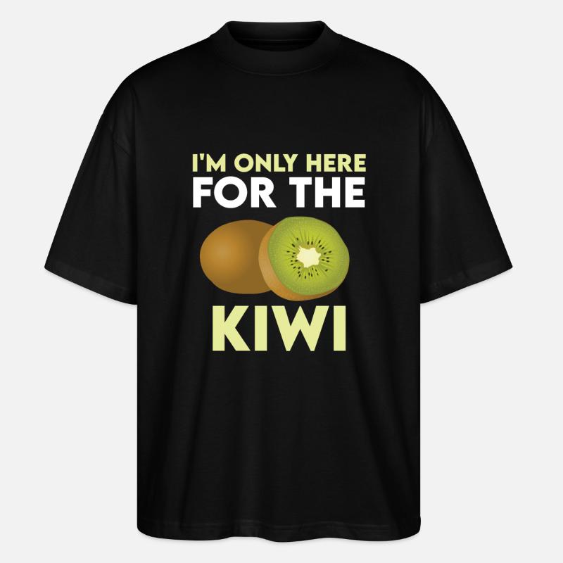 Kiwi Spruch - Stanley/Stella Oversized Unisex Bio T-Shirt Blaster 2.0 - Schwarz