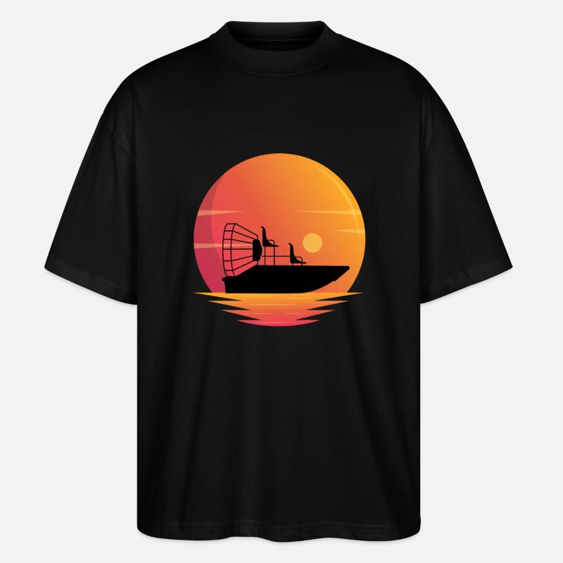 Hydroglisseur - T-shirt bio Blaster 2.0 coupe oversize Stanley/Stella Unisexe - noir