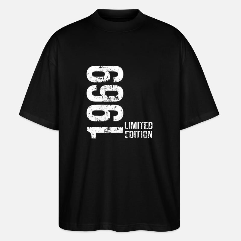 1969 Limitierte Auflage - Stanley/Stella Oversized Unisex Bio T-Shirt Blaster 2.0 - Schwarz