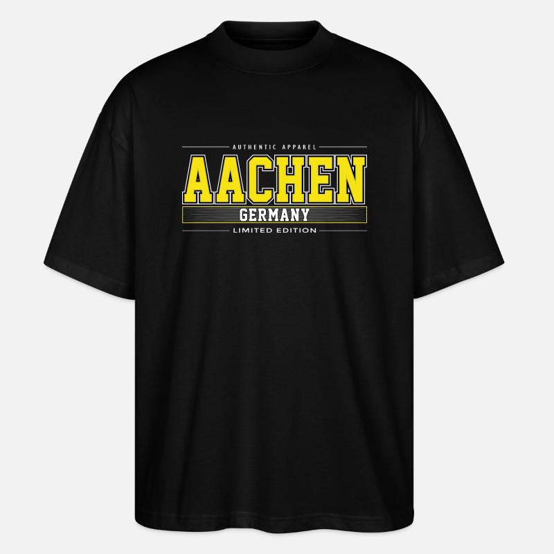 Aix-la-Chapelle - T-shirt bio Blaster 2.0 coupe oversize Stanley/Stella Unisexe - noir