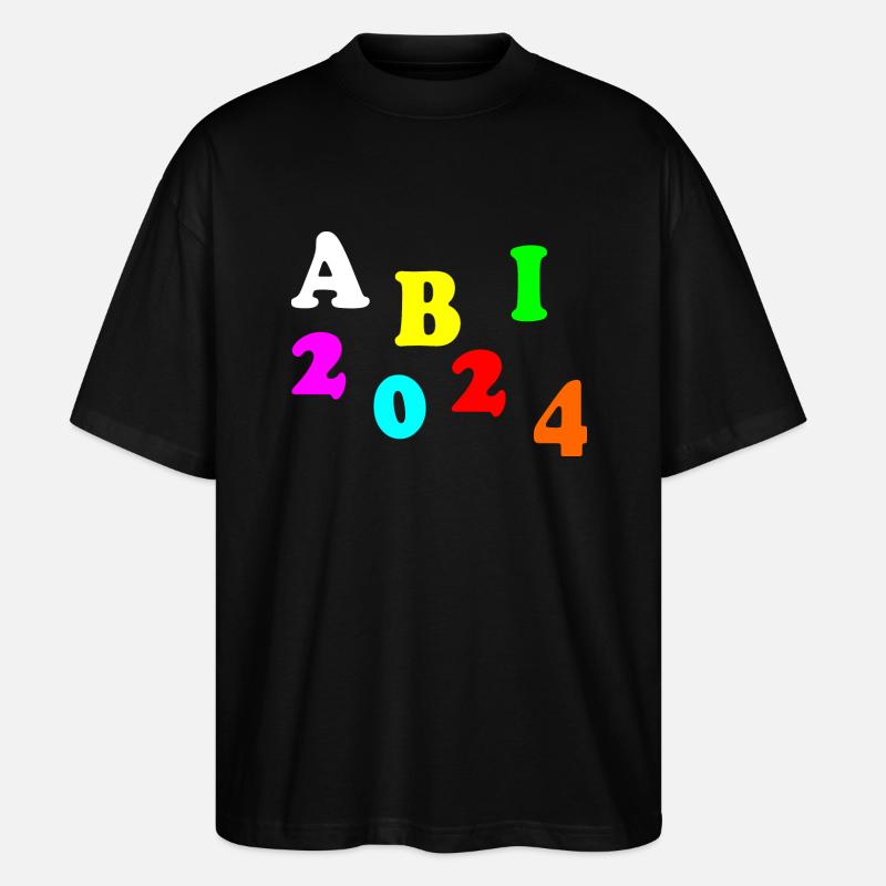 Abi 2024 - Stanley/Stella Oversized Unisex Bio T-Shirt Blaster 2.0 - Schwarz