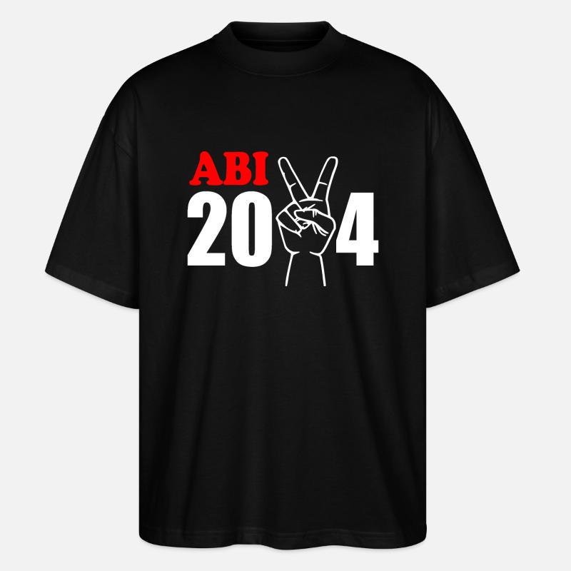 Abi 2024 - Stanley/Stella Oversized Unisex Bio T-Shirt Blaster 2.0 - Schwarz