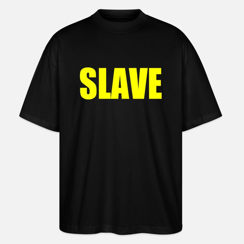Slave - T-shirt bio Blaster 2.0 coupe oversize Stanley/Stella Unisexe - noir