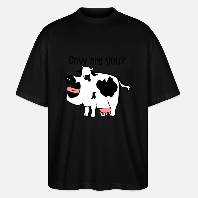 Kuh sind Sie? - Stanley/Stella Oversized Unisex Bio T-Shirt Blaster 2.0 - Schwarz