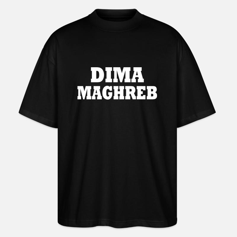 Dima maghreb - T-shirt bio Blaster 2.0 coupe oversize Stanley/Stella Unisexe - noir