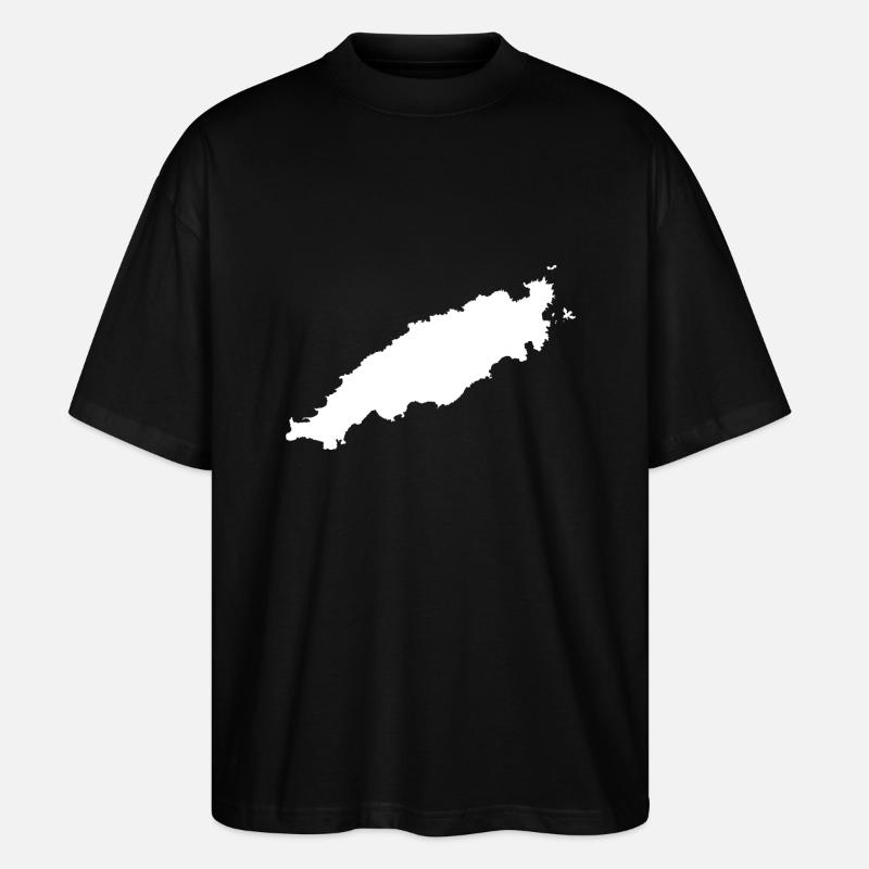 Tobago Silhouette - T-shirt bio Blaster 2.0 coupe oversize Stanley/Stella Unisexe - noir