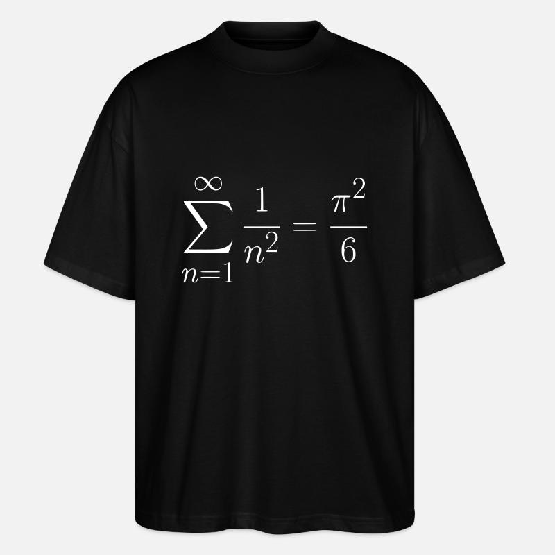 Das Baseler Problem Geschenk Idee - Stanley/Stella Oversized Unisex Bio T-Shirt Blaster 2.0 - Schwarz