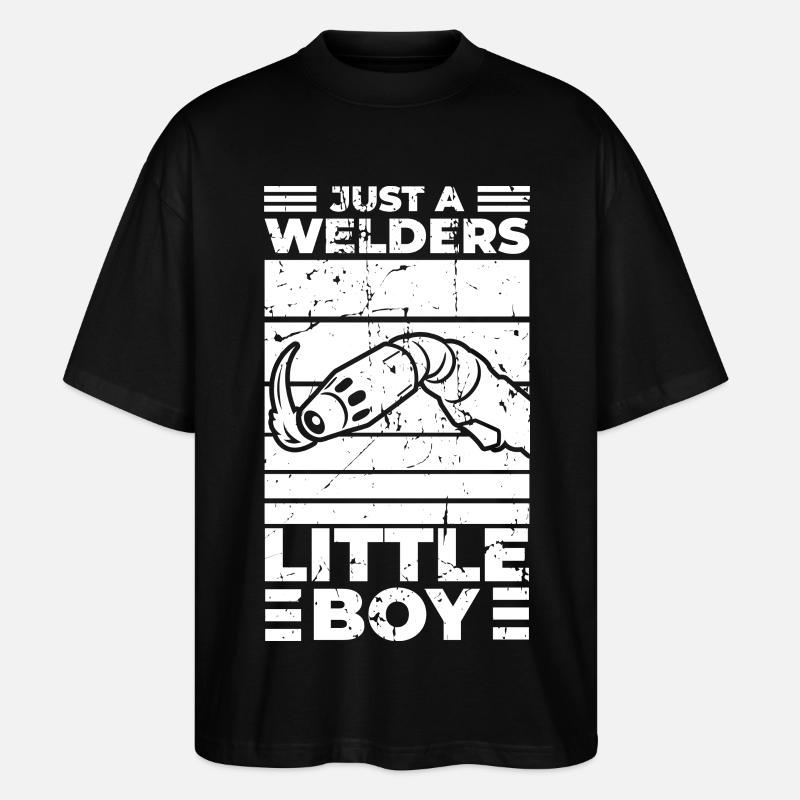 Drôle de garçon soudeur - T-shirt bio Blaster 2.0 coupe oversize Stanley/Stella Unisexe - noir