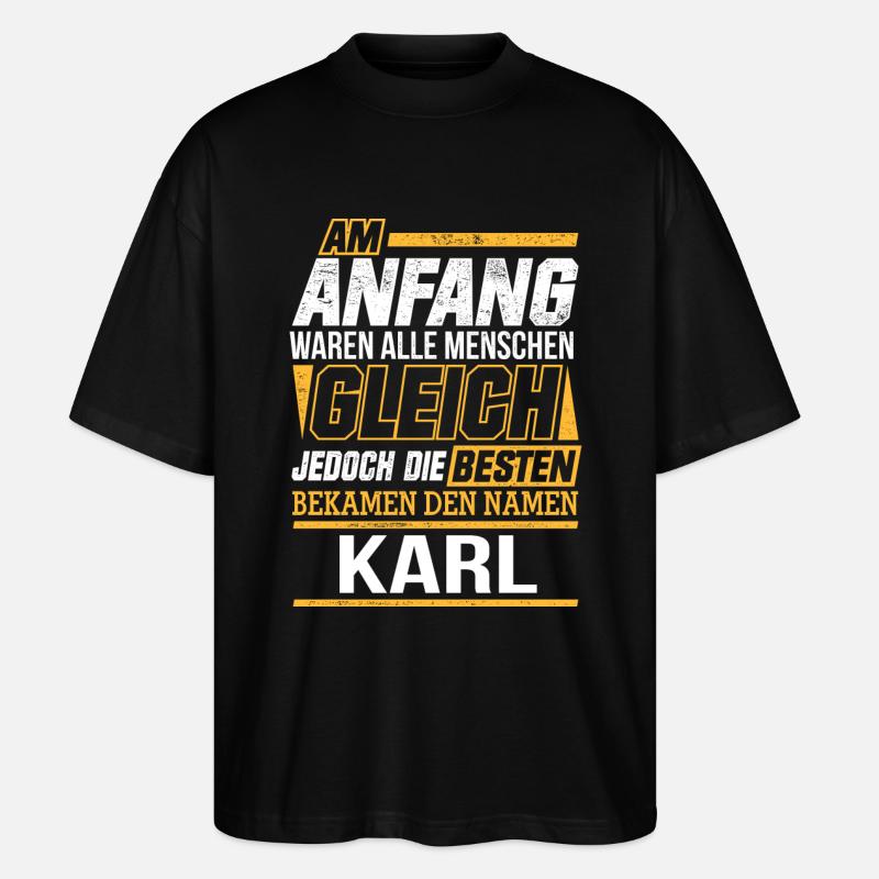 KARL - Die Besten - Stanley/Stella Oversized Unisex Bio T-Shirt Blaster 2.0 - Schwarz