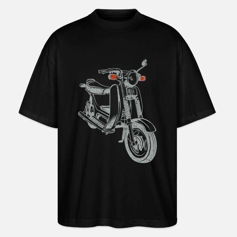 Simson SR50 SR80 - T-shirt bio Blaster 2.0 coupe oversize Stanley/Stella Unisexe - noir