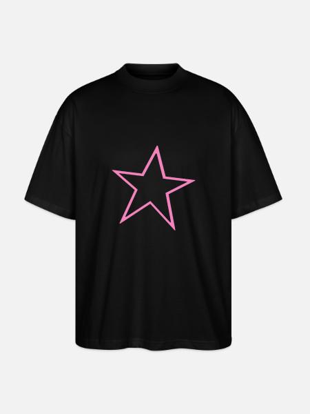 Stella Rosa - Maglietta articolo ecologico Unisex vestibilità oversize Stanley/Stella Blaster 2.0 - nero