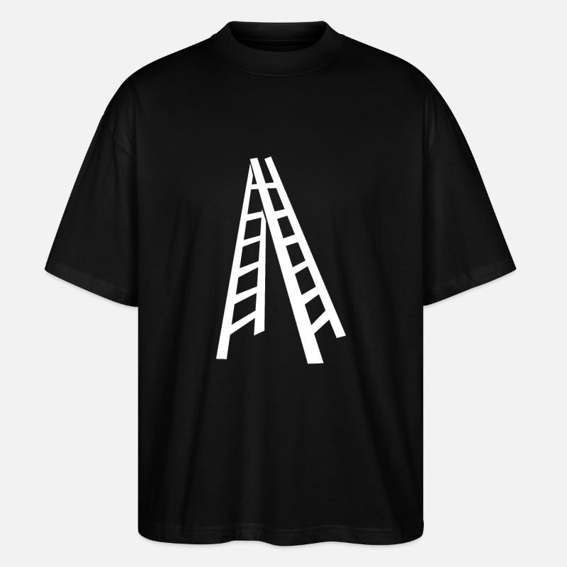 Échelle - T-shirt bio Blaster 2.0 coupe oversize Stanley/Stella Unisexe - noir