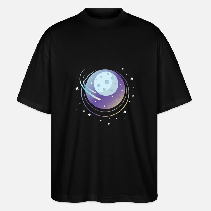 Kometen Design - Stanley/Stella Oversized Unisex Bio T-Shirt Blaster 2.0 - Schwarz