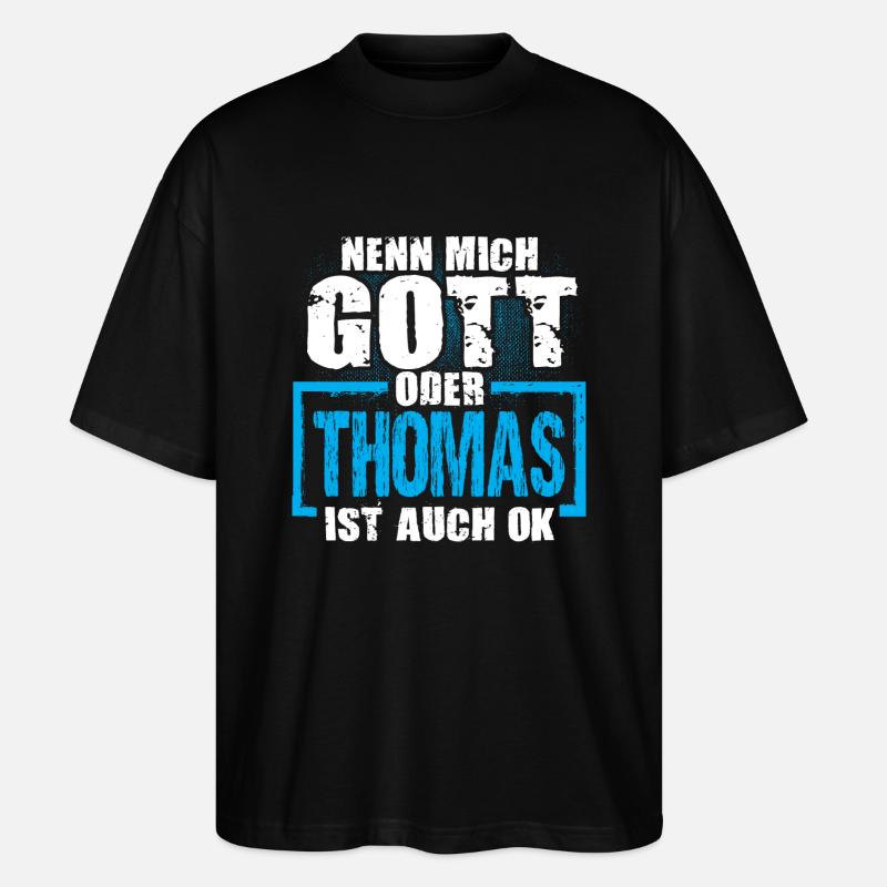 THOMAS - ok - Stanley/Stella Oversized Unisex Bio T-Shirt Blaster 2.0 - Schwarz