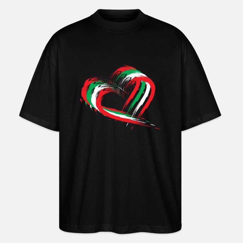 Libanon - Stanley/Stella Oversized Unisex Bio T-Shirt Blaster 2.0 - Schwarz