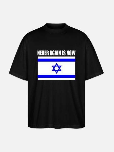 Never again is now - Stanley/Stella Oversized Unisex Organic T-shirt Blaster 2.0 - black