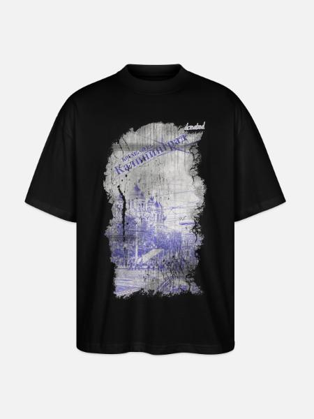 Königsberg Kaliningrad - Stanley/Stella Oversized Unisex Organic T-shirt Blaster 2.0 - black