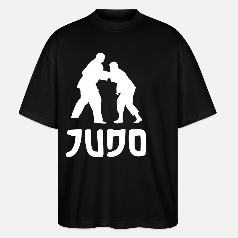 Judo - T-shirt bio Blaster 2.0 coupe oversize Stanley/Stella Unisexe - noir