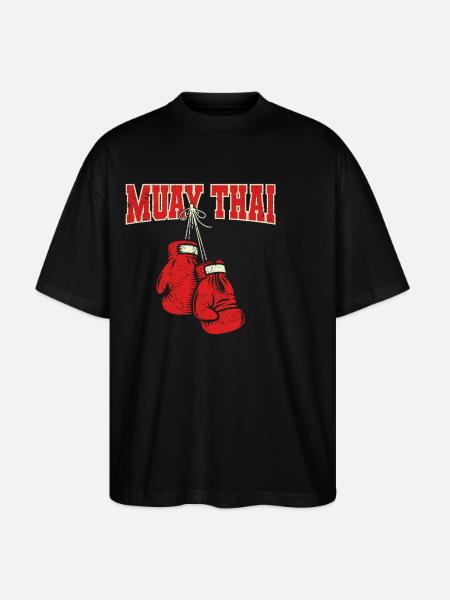 Muay Thai - Stanley/Stella Oversized Unisex Bio T-Shirt Blaster 2.0 - Schwarz
