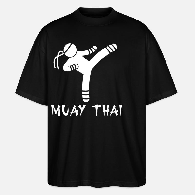 Muay Thai - Stanley/Stella Oversized Unisex Organic T-shirt Blaster 2.0 - black