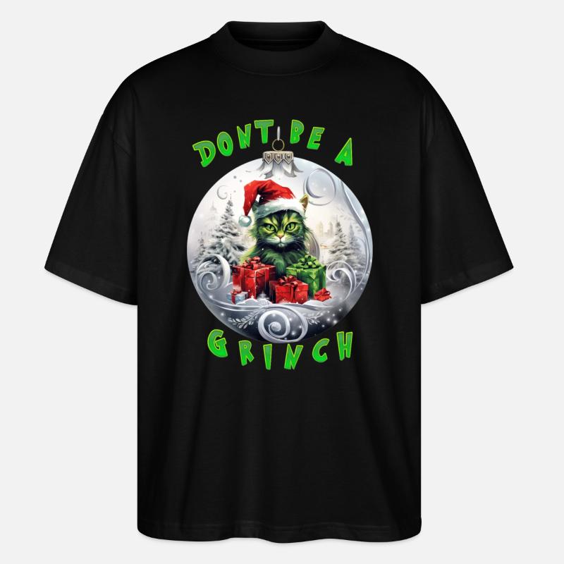 Dontbeagrinch - Stanley/Stella Oversized Unisex Bio T-Shirt Blaster 2.0 - Schwarz