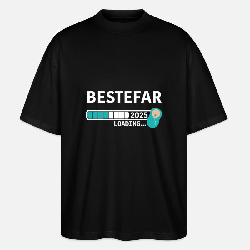 Bestefar 2025 - T-shirt bio Blaster 2.0 coupe oversize Stanley/Stella Unisexe - noir