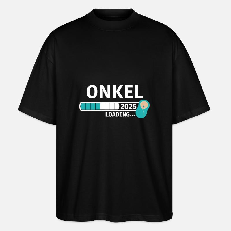 Onkel 2025 - Stanley/Stella Oversized Unisex Bio T-Shirt Blaster 2.0 - Schwarz