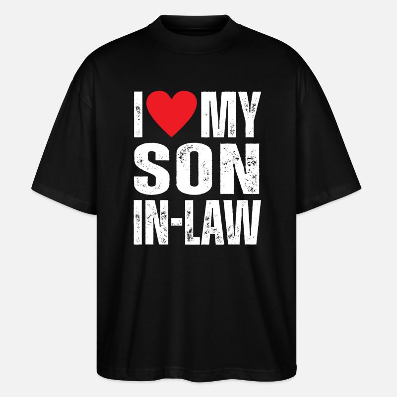 J’aime mon gendre - T-shirt bio Blaster 2.0 coupe oversize Stanley/Stella Unisexe - noir