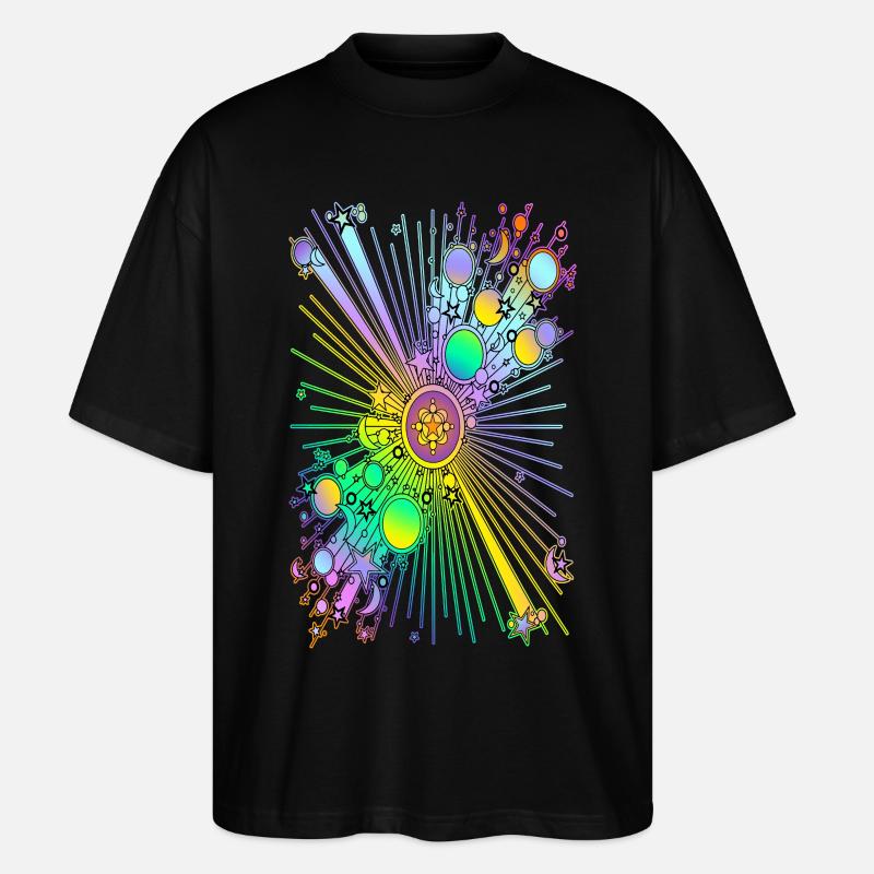 NEW UNIVERSE - Stanley/Stella Oversized Unisex Bio T-Shirt Blaster 2.0 - Schwarz