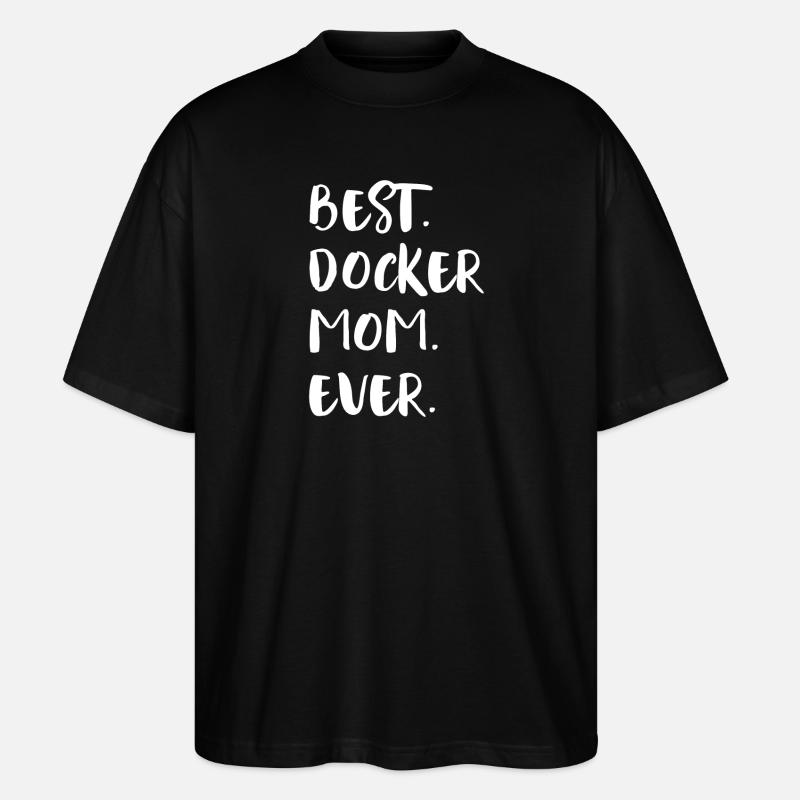 Docker - T-shirt bio Blaster 2.0 coupe oversize Stanley/Stella Unisexe - noir