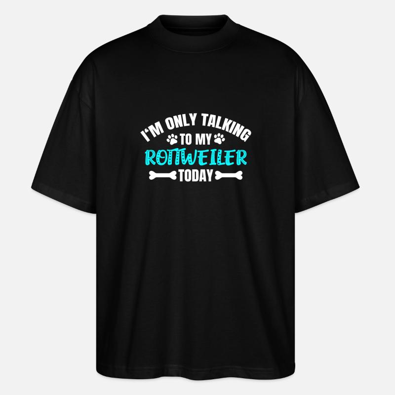 Rottweiler - Stanley/Stella Oversized Unisex Bio T-Shirt Blaster 2.0 - Schwarz