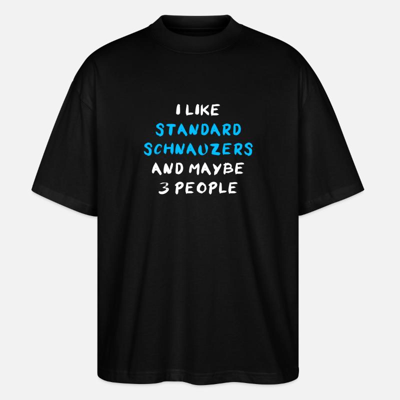 Standard Schnauzer - T-shirt bio Blaster 2.0 coupe oversize Stanley/Stella Unisexe - noir