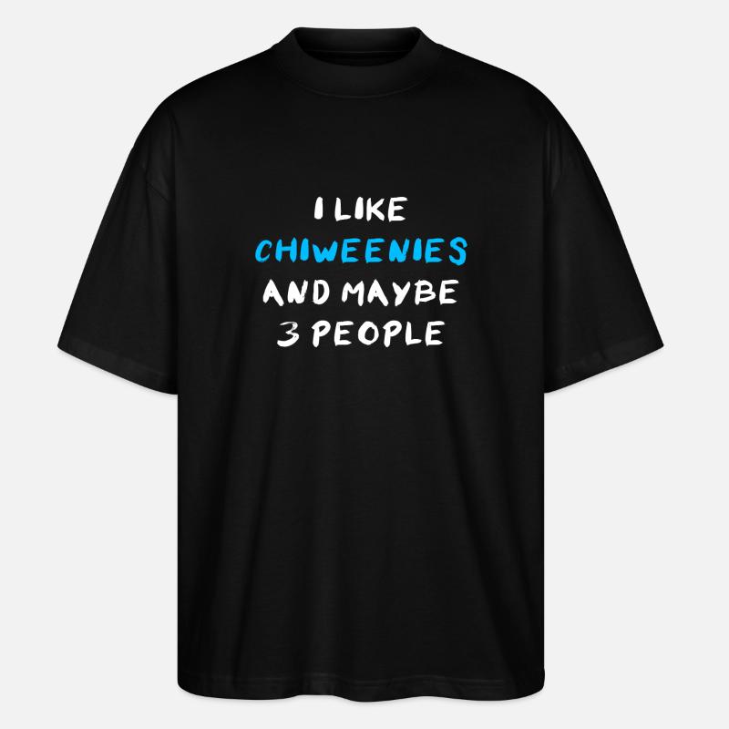 Chiweenie - Stanley/Stella Oversized Unisex Organic T-shirt Blaster 2.0 - black