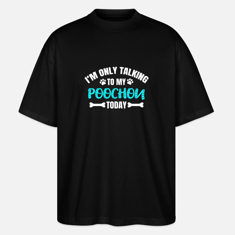 Pouchon - T-shirt bio Blaster 2.0 coupe oversize Stanley/Stella Unisexe - noir