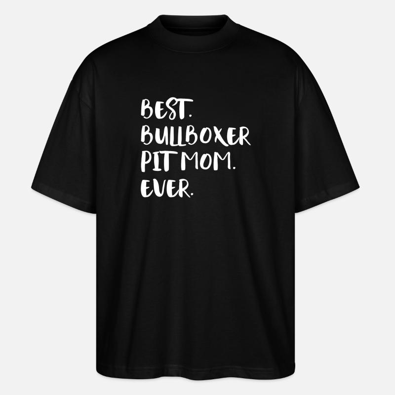Bullboxer Pit - Stanley/Stella Oversized Unisex Organic T-shirt Blaster 2.0 - black