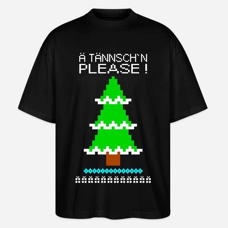 ä tännsch´n please - Stanley/Stella Oversized Unisex Bio T-Shirt Blaster 2.0 - Schwarz