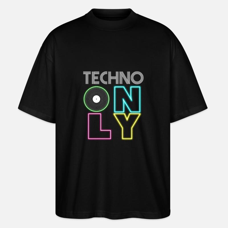 TECHNOPARTY - Stanley/Stella Oversized Unisex Organic T-shirt Blaster 2.0 - black
