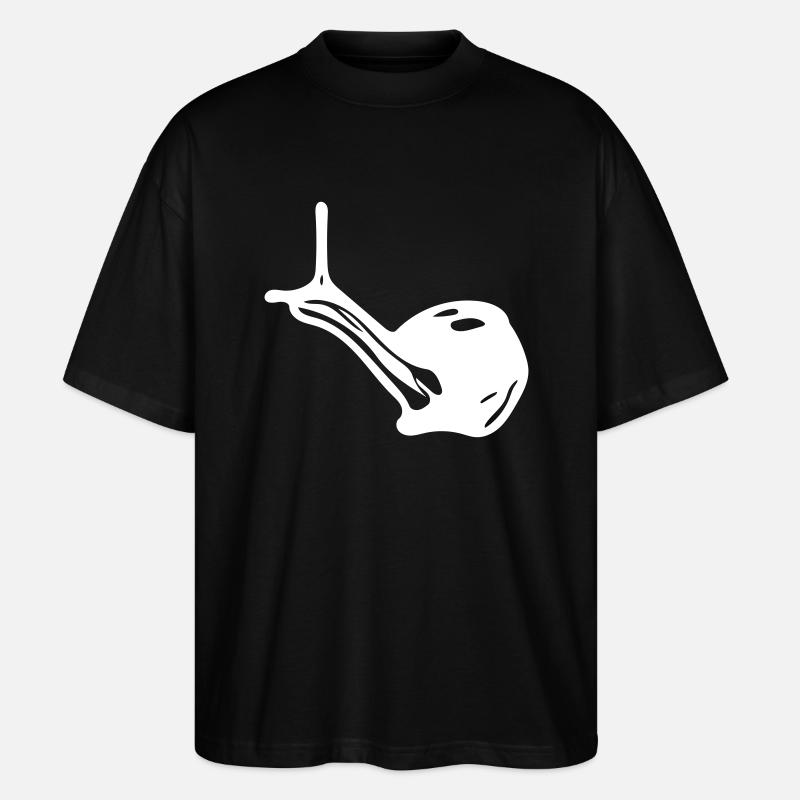 Schnecke - Stanley/Stella Oversized Unisex Bio T-Shirt Blaster 2.0 - Schwarz