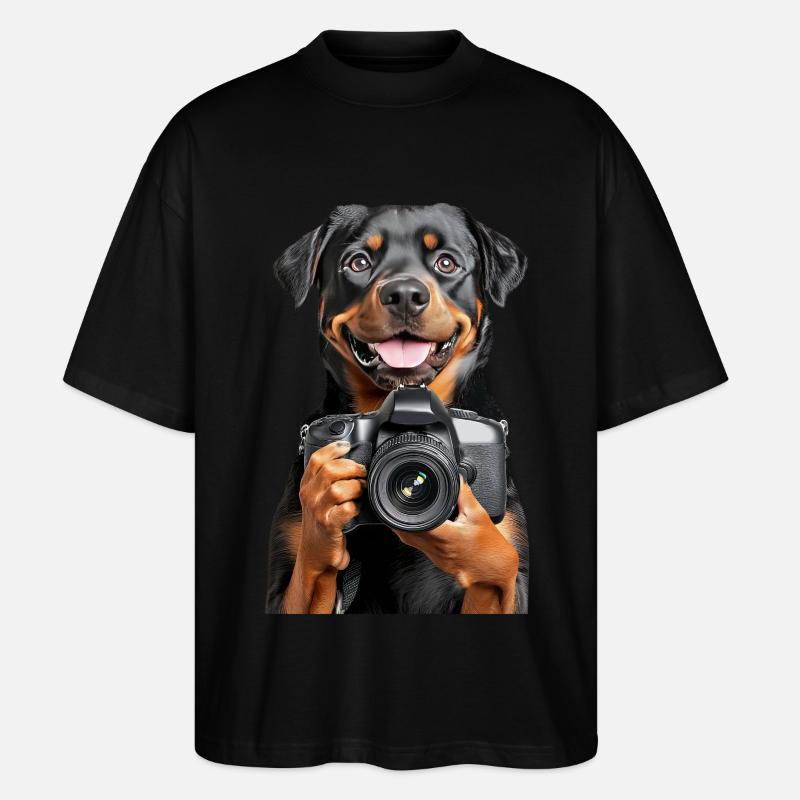 Rottweiler - Stanley/Stella Oversized Unisex Bio T-Shirt Blaster 2.0 - Schwarz