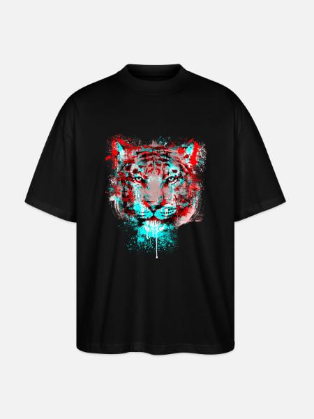Mushin Ire Channel Remix - Stanley/Stella Oversized Unisex Organic T-shirt Blaster 2.0 - black