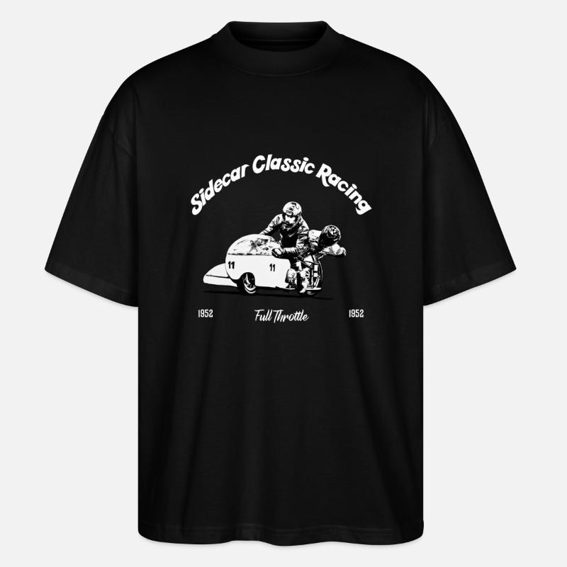Sidecar Classic Racing - Stanley/Stella Oversized Unisex Bio T-Shirt Blaster 2.0 - Schwarz