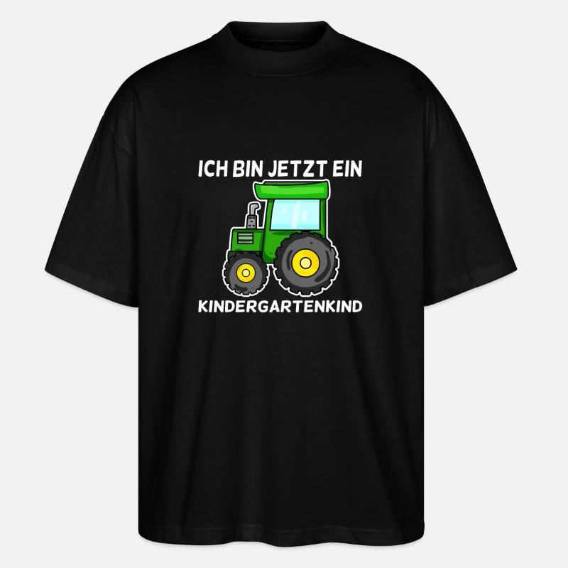 Kindergarten Kindergartenkind - Stanley/Stella Oversized Unisex Bio T-Shirt Blaster 2.0 - Schwarz