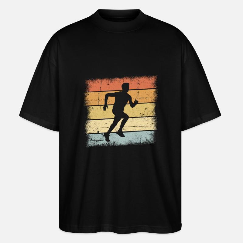 Jogging Outfit - Stanley/Stella Oversized Unisex Bio T-Shirt Blaster 2.0 - Schwarz