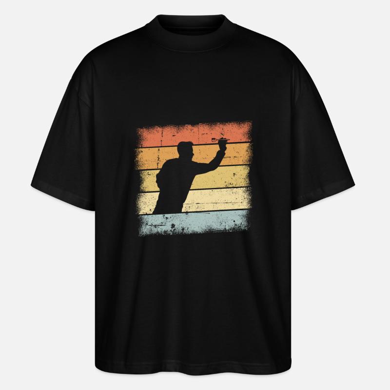 Dart Geschenk - Stanley/Stella Oversized Unisex Bio T-Shirt Blaster 2.0 - Schwarz